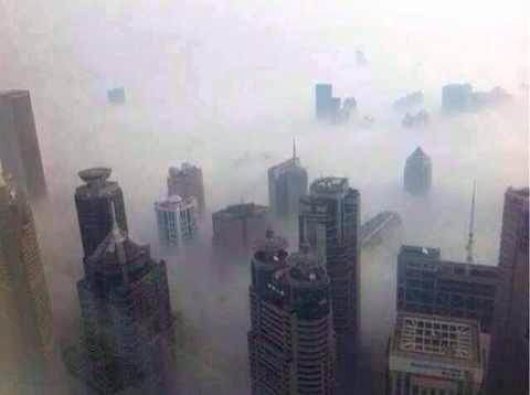 looking down Shanghai